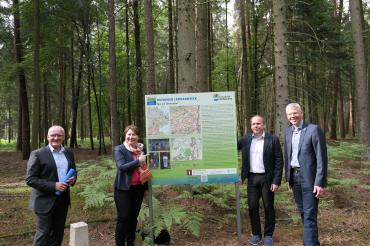 v.l.n.r.: Herr Bürgermeister Hans Kaltner, Frau stv. Landrätin Claudia Marb, Herr Bürgermeister Markus Stettberger, Herr Bürgermeister Veit Meggle