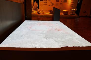 Ries-Relief im RiesKraterMuseum