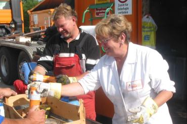 Annahme von Schadstoffen. 
