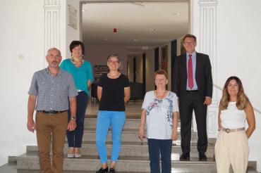 (von links) Wolfgang Renner, Anja Schuster, Christiane Bischof, Erna Meitinger und Simone Kraus. 