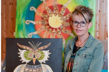 Auf dem Bild. Gerlinde Berger 