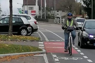 Das Bild zeigt die Berger Allee