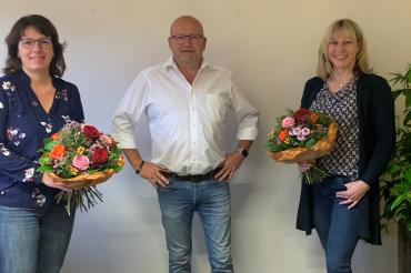 Auf dem Bild zu sehen (von links): Antonia Sperl Günter Lämmermeier und Ute Groß