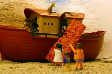 Das Foto zeigt eine Szene aus "Die zweite Arche". 