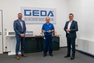 40 Jahre lang hält Herr Nejdet Ertas dem Unternehmen GEDA am Standort Asbach-Bäumenheim bereits die Treue.