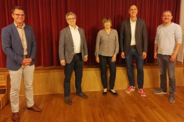 Vorstandschaft der SPD Donauwörth mit Sorré und Schmid