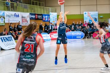 Die überragende Werferin der Angels und des gesamten Turniers Kelly Campbell wurde am Ende zum MVP des K-Active Top Four gewählt.