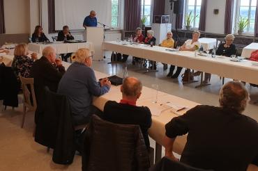 Die VdK-Ortsvorsitzenden trafen sich zu einer Konferenz.  