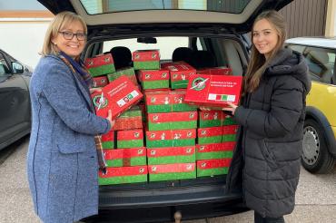 Weihnachten im Schuhkarton Rain