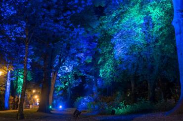 Lichtinstallation Promenade