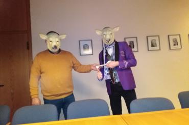 Schlüsselübergabe des Rathauses