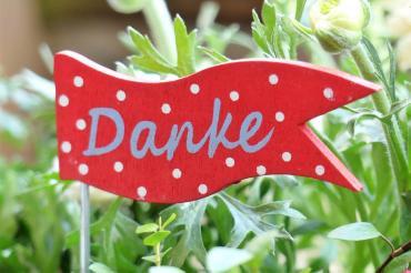 Danke-Schild 