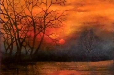 Sonnenuntergänge und malerische Landschaften sind die neuesten Werke von Eduard Zenzinger 