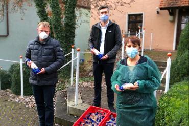 Stefan Loh, Jonathan Schädle und Claudia Riedelsheimer