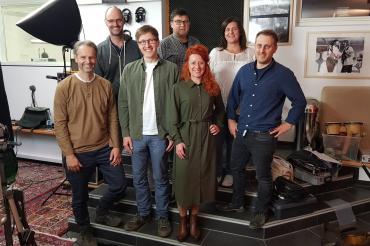 Auf dem Bild zu sehen (von links): Nico Jilka, Eckhard Greiner, Florian Hager, Josef Taglieber, Kerstin Hezner, Andrea Beranek, Jochen Österlein.