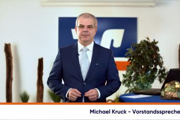 Das Bild zeigt Michael Kruck, Vorstandssprecher der Raiffeisen-Volksbank Donauwörth.