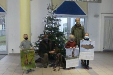 Kalenderübergabe Jäger GS Rain