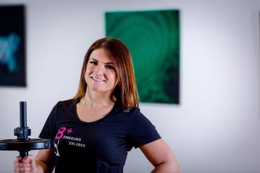 Das Bild zeigt B+ Trainerin Tina Englhard.