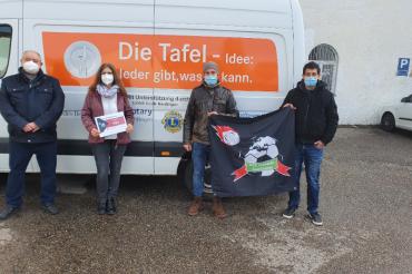 Auf dem Bild zu sehen (von links nach rechts): Martin Schröppl, Susanne Vogel, Tobias Rathsam und Tobias Pfeifer. 