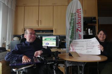 Das Bild zeigt Matthias Küffner, Petra Brenner.