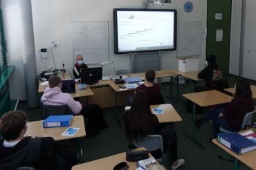 Schüler konnten sich die Vorträge der Hochschulen live aus ihren Klassenzimmern ansehen. 