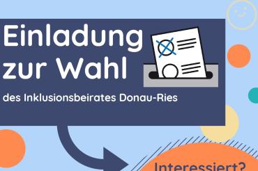 Einladung zur Wahl des Inklusionsbeirates.