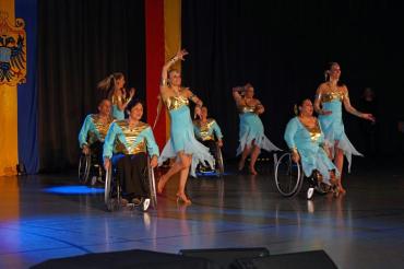 Das Bild zeigt einen Ausschnitt aus dem Rahmenprogramm der Donauwörther Sport-Gala. 