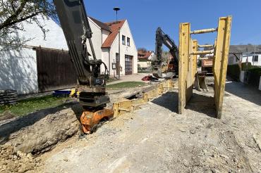 Kanalarbeiten Blossenau