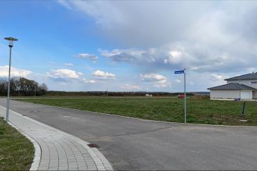 Blick in den Holunderweg in Rain am Lech 