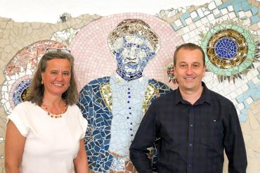 Das Bild zeigt Michaela und Karl-Friedlich Scheible