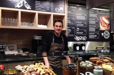 Benedikt Steinle in seinem Metzgorant "Benedekt's". 