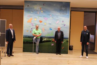 Das Bild zeigt die Vorsitzenden des Inklusionsbeirates. 