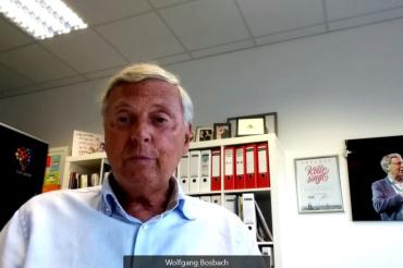 Wolfgang Bosbach beim digitalen Themenabend.