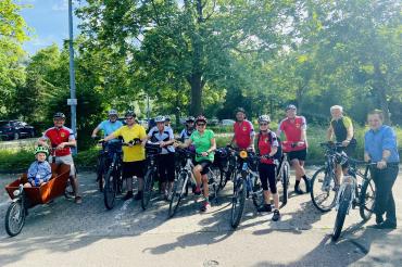 Samstag ist Radeltag – der Lauftreff des TSV lädt Interessierte zum wöchentlichen Gruppenradeln auf besonderen Routen in die Umgebung ein. 