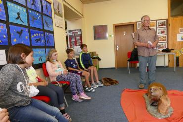 Beim Besuch konnten die Kinder so einiges über Nagetiere erfahren. 