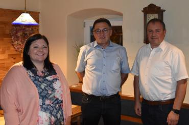 Von Links: Lena Lasser, Georg Mai und Thomas Schmidt.