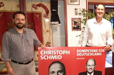 Von links: Daniel König und Christoph Schmid