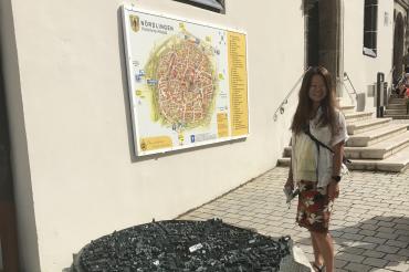 Reisebloggerin Keiko Ueno verbrachte während ihrer Wandertour zwei Tage in der Stadt Nördlingen und konnte dabei viele Eindrücke sammeln.