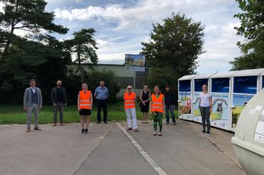 Das Bild zeigt die Nördlinger Containerpaten