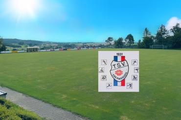 Das Bild zeigt das Sportgelände des TSV Ebermergen