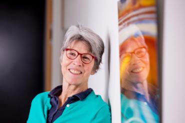 Auf dem Bild zu sehen Eva Münsinger.