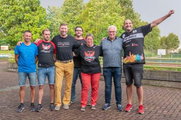 : Sascha Kosiurak (Beisitzer), Peter Struck (Vorstand Sponsoring), Thomas Lambertz (Vorstand Kommunikation), Martin Fürleger (sportliche Leitung), Monika Stöcklein (Schriftführerin), Christof Gelle (Beisitzer), Wolfgang Gunzelmann (Beisitzer). 