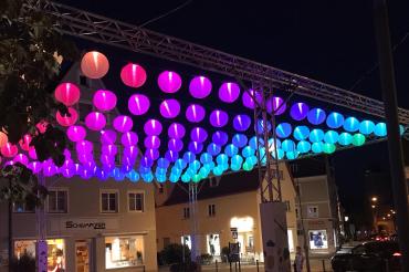 Die Lichtillumination wird kommende Woche in der Löpsinger Straße abgebaut.