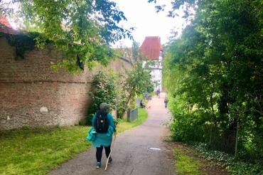 Donauwörth liegt am Jerusalemweg, dem, mit 7500 Kilometern, längsten Pilgerweg der Welt. 