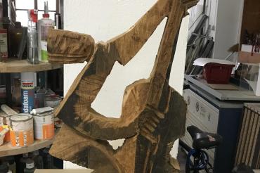 Auf dem Bild zu sehen eine Skulptur.