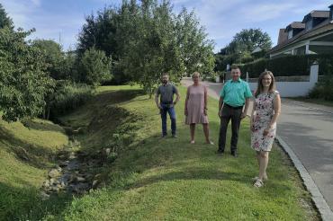 Auf dem Bild zu sehen Thomas Krepkowski, Bärbel Stahl, Albert Riedelsheimer und Katrin Gleißner.