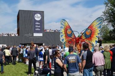 Überblick über wichtige Projekte des Regionalmanagements der letzten drei Jahre: der Regionalpavillon auf der Landesgartenschau Wassertrüdingen