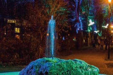 Auf dem Bild ist eine Abbildung des Lichterparkes zu sehen.