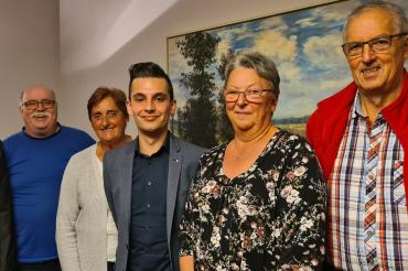 Von links nach rechts: Thomas Haselmayr, Jürgen Rauskolb, Brigitte Kalmbacher, Daniel Becht, Edith Behlau, Werner Riedelsheimer