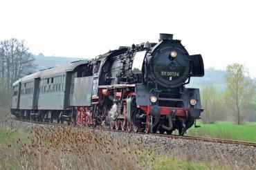 Bei den Herbst-Dampftagen verabschiedet der Verein Bayerisches Eisenbahnmuseum e. V. seine Dampflokomotive 50 0072-4 in den vorläufigen Ruhestand. 
